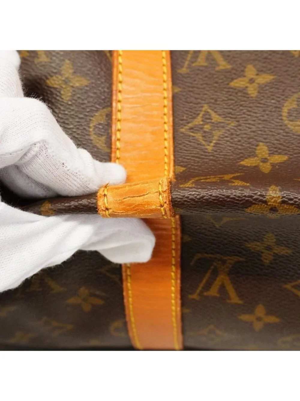 Louis Vuitton Boston Bag Monogram Keepall 50 Brown
